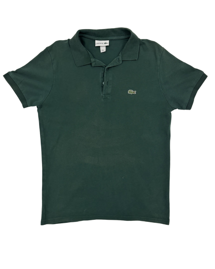 Lacoste Classic Dark Green Piqué Polo Shirt - S