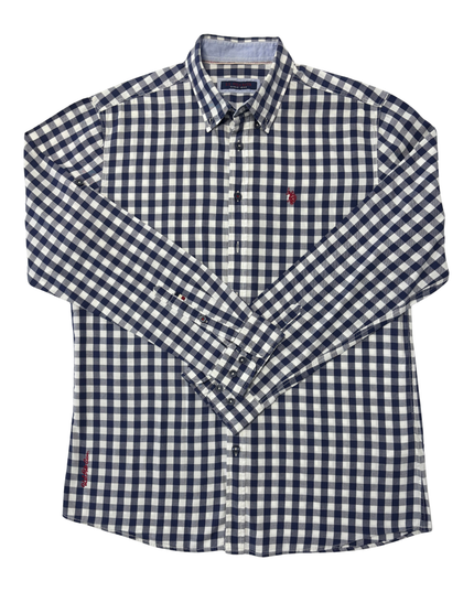U.S. Polo Assn. Navy Gingham Check Button-Down Shirt