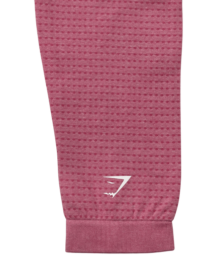 Gymshark High-Waist Dusty Rose Textured Seamless Leggings