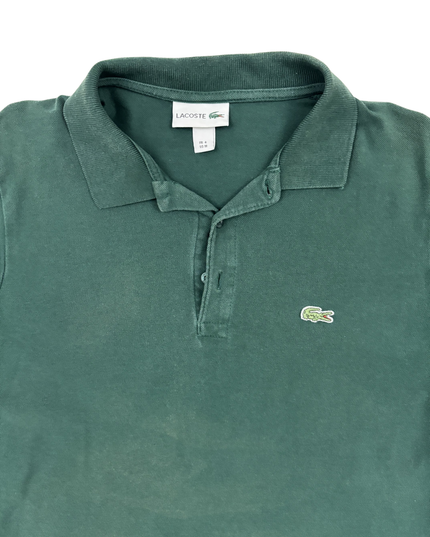 Lacoste Classic Dark Green Piqué Polo Shirt - S