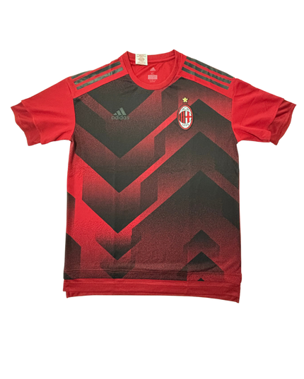 Adidas AC Milan Red & Black Climalite Training Jersey - M