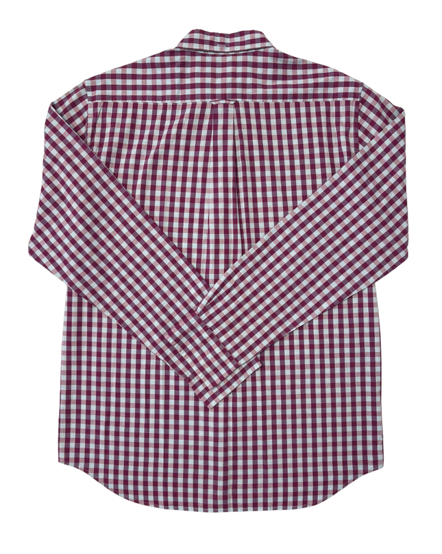 GANT Heather Oxford Burgundy Check Shirt