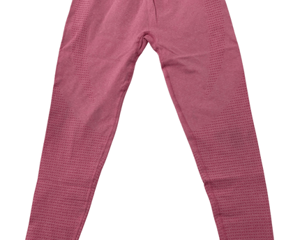 Gymshark High-Waist Dusty Rose Textured Seamless Leggings