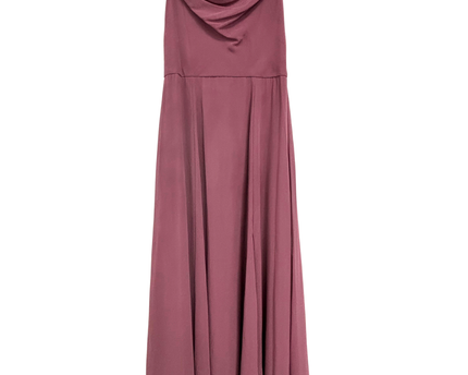 DB Studio Celebrate Dusty Rose Cowl Neck Spaghetti Straps Maxi Dress