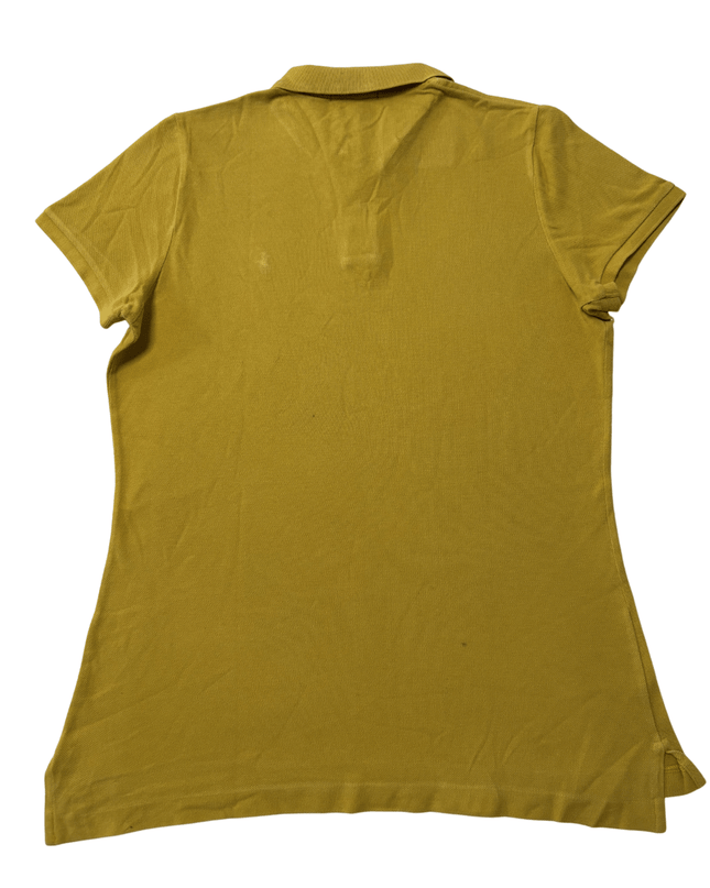 Ralph Lauren Skinny Fit Mustard Yellow Piqué Polo Shirt