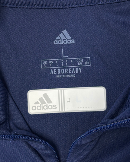 Adidas AEROREADY Great Britain Hockey Navy Quarter-Zip Training Top