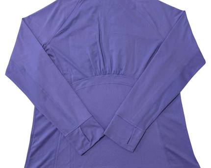 Adidas Climalite Lavender Quarter-Zip Performance Top