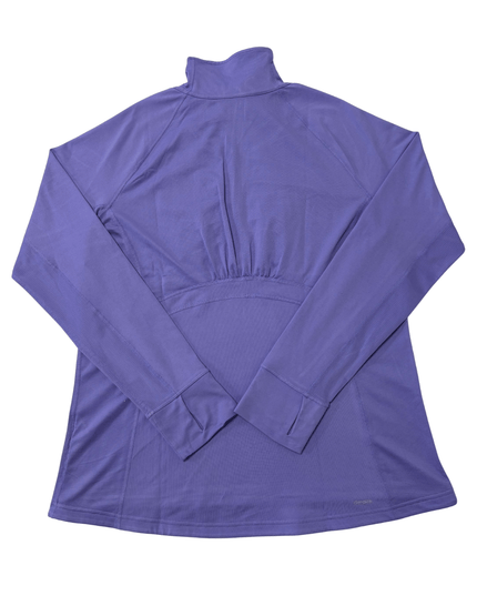 Adidas Climalite Lavender Quarter-Zip Performance Top