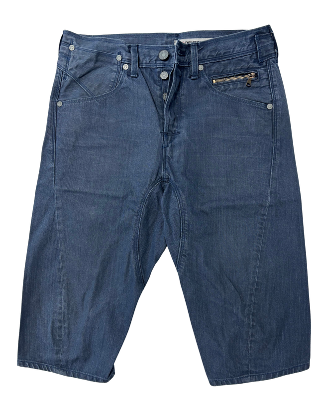 Levi's Engineered Jeans Dark Wash 3D Twisted Seam Denim Shorts