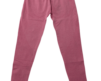 Gymshark High-Waist Dusty Rose Textured Seamless Leggings