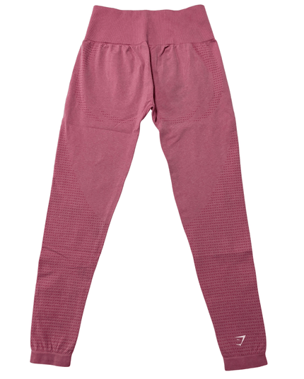 Gymshark High-Waist Dusty Rose Textured Seamless Leggings