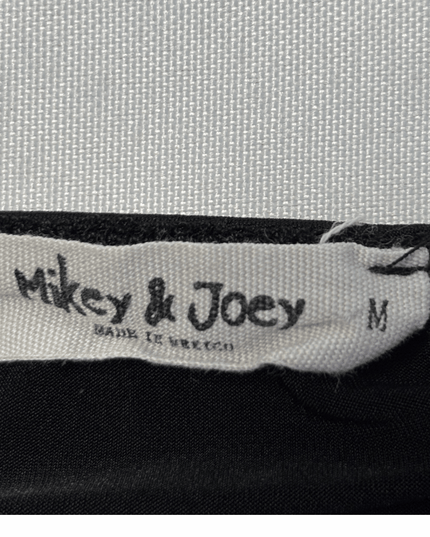 Mikey & Joey Classic Black Sleeveless Wrap Romper