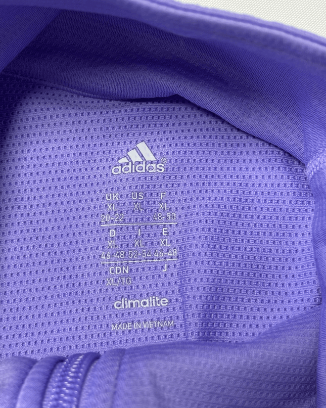 Adidas Climalite Lavender Quarter-Zip Performance Top