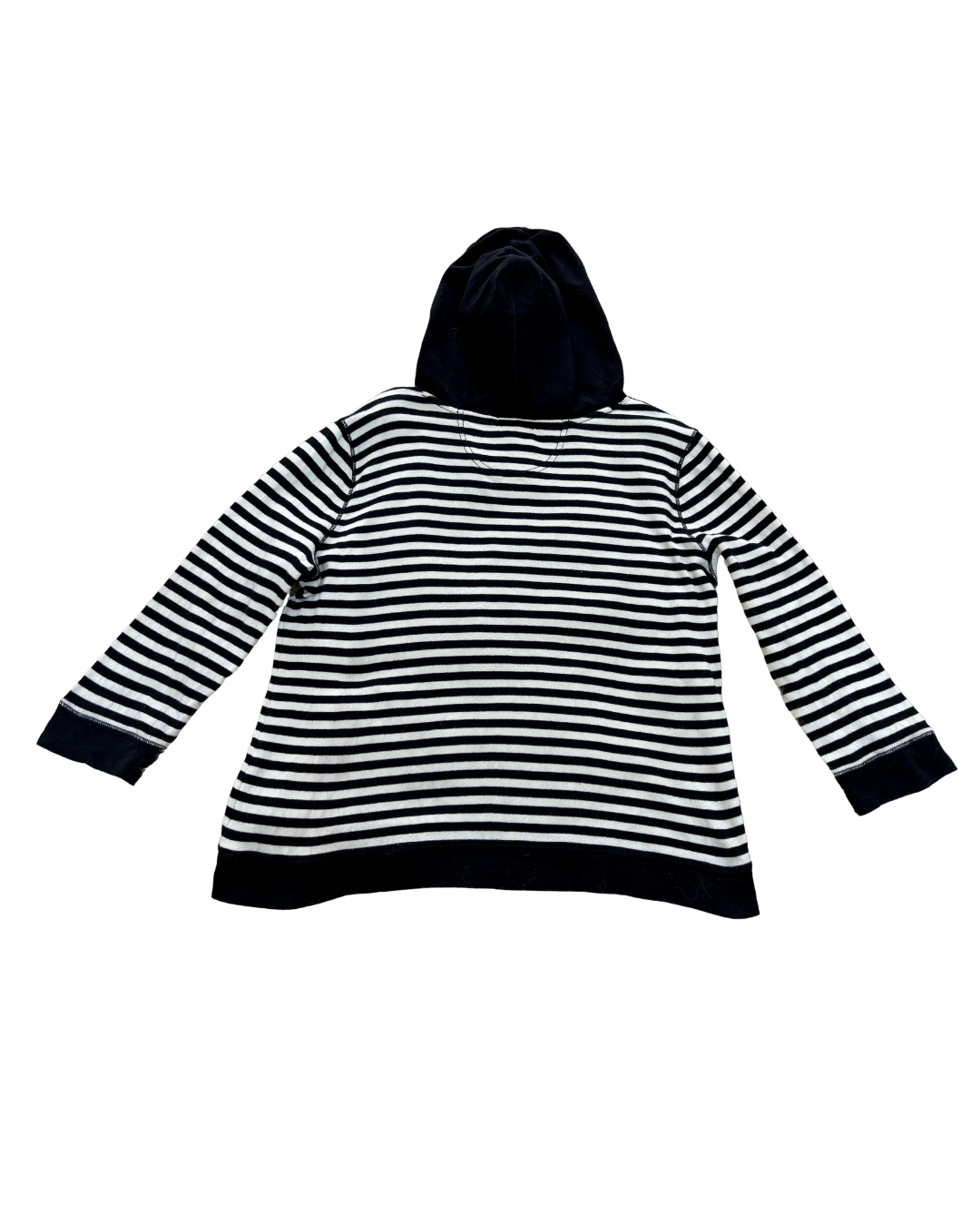 Lauren by Ralph Lauren - Hoodie Striped Black & White - L