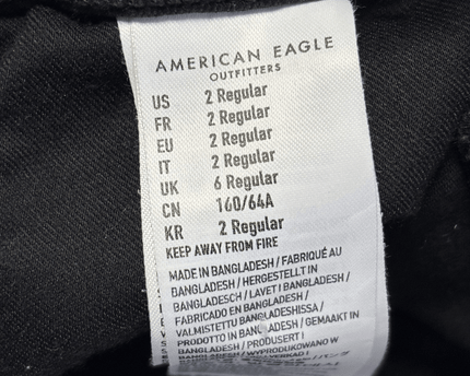 American Eagle Black The Dream High-Waisted Skinny Jeans