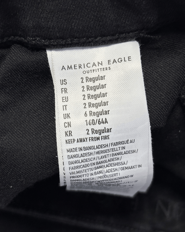 American Eagle Black The Dream High-Waisted Skinny Jeans