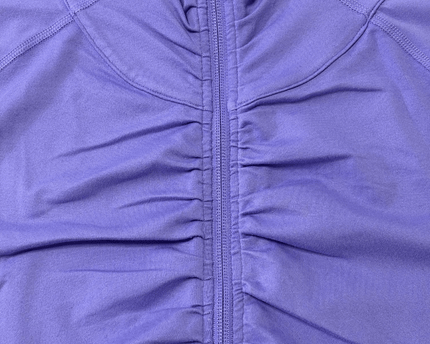 Adidas Climalite Lavender Quarter-Zip Performance Top