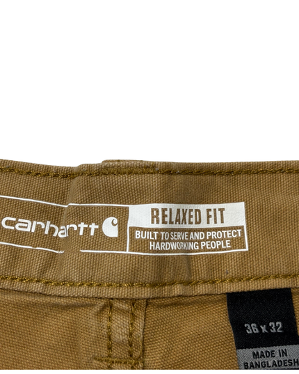 Carhartt Relaxed Fit Canvas Classic Tan Utility Trousers