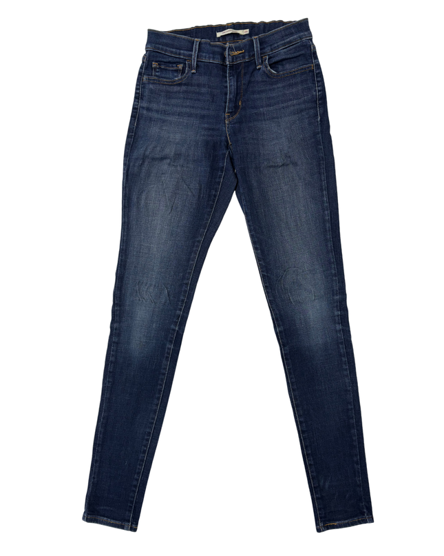 Levi’s 710 Super Skinny Dark Blue Stretch Denim Jeans