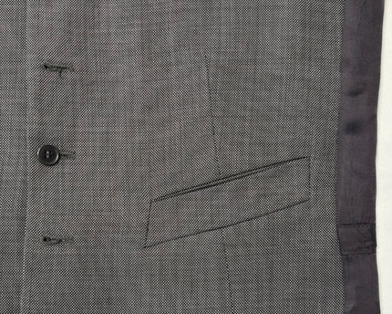 ZARA MAN Charcoal Grey Micro-Check Tailored Waistcoat