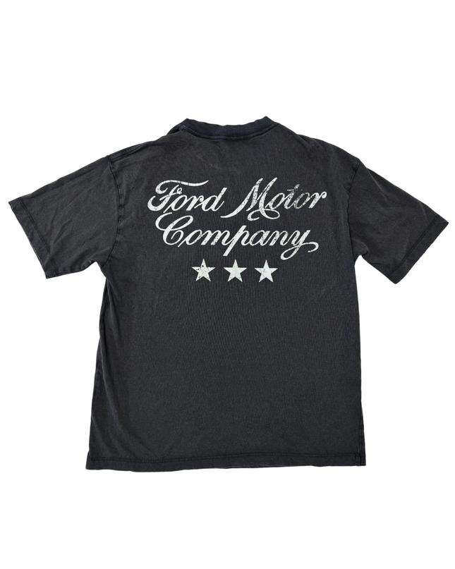 Cotton On x Ford Mustang 1964 Graphic Boxy Washed Black T-Shirt - M