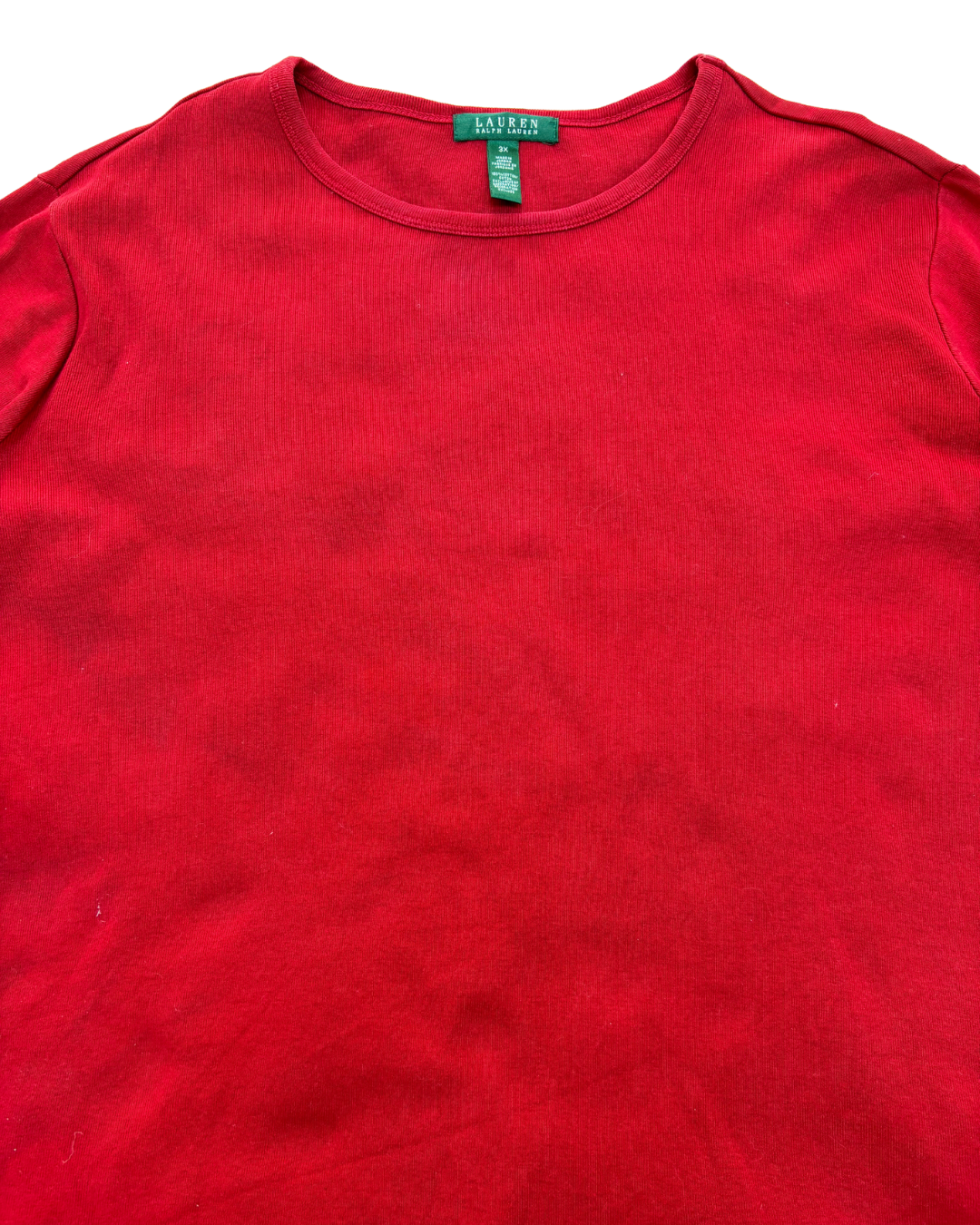 Lauren by Ralph Lauren Women Red Top - XXL