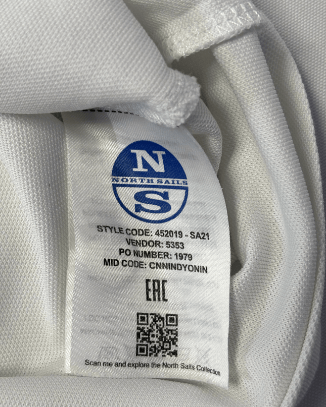 Prada North Sails 36th America's Cup White/Navy Technical Polo Shirt