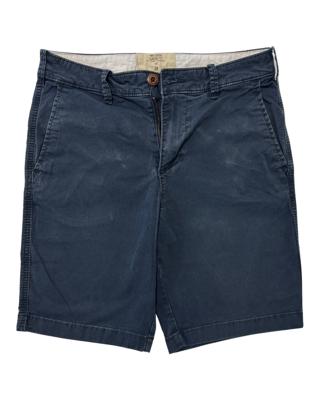Hollister Classic Fit Navy Blue Epic Flex Shorts - M | Waist: 30"