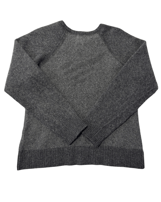 Armani Jeans AJ Charcoal Grey Wool Blend Pullover Sweater