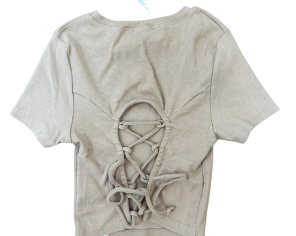 FBSisters Brown Crop Top - XS