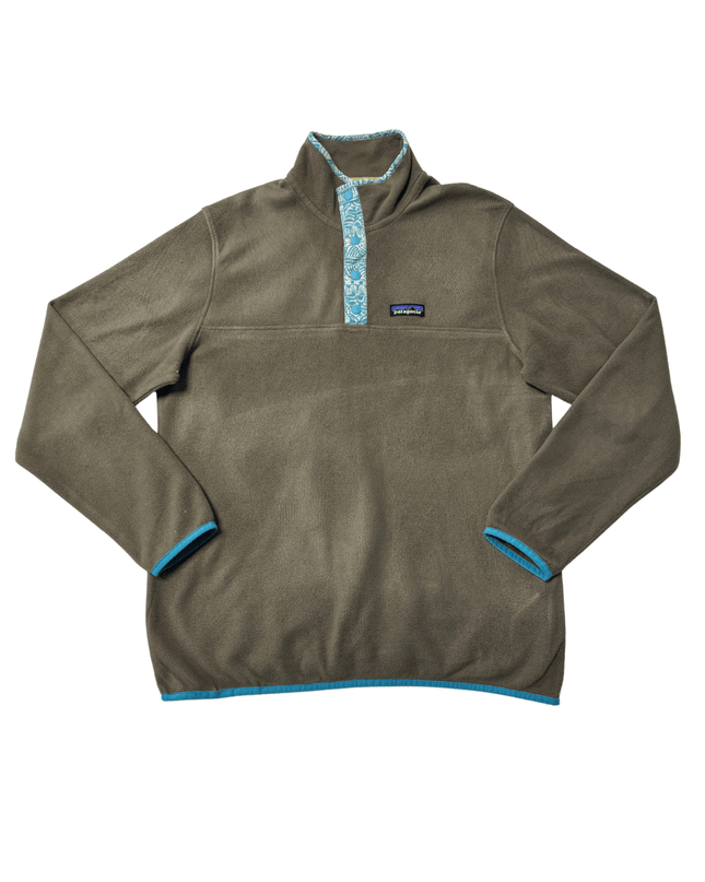 Patagonia Brown Snap-T Lightweight Synchilla Fleece Pullover