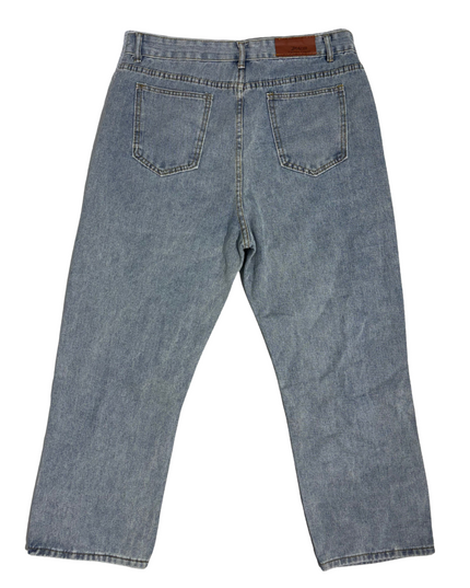 Party Print Tapered Jeans - Unisex Streetwear | Waist: 34 (W:XXL | M:L)