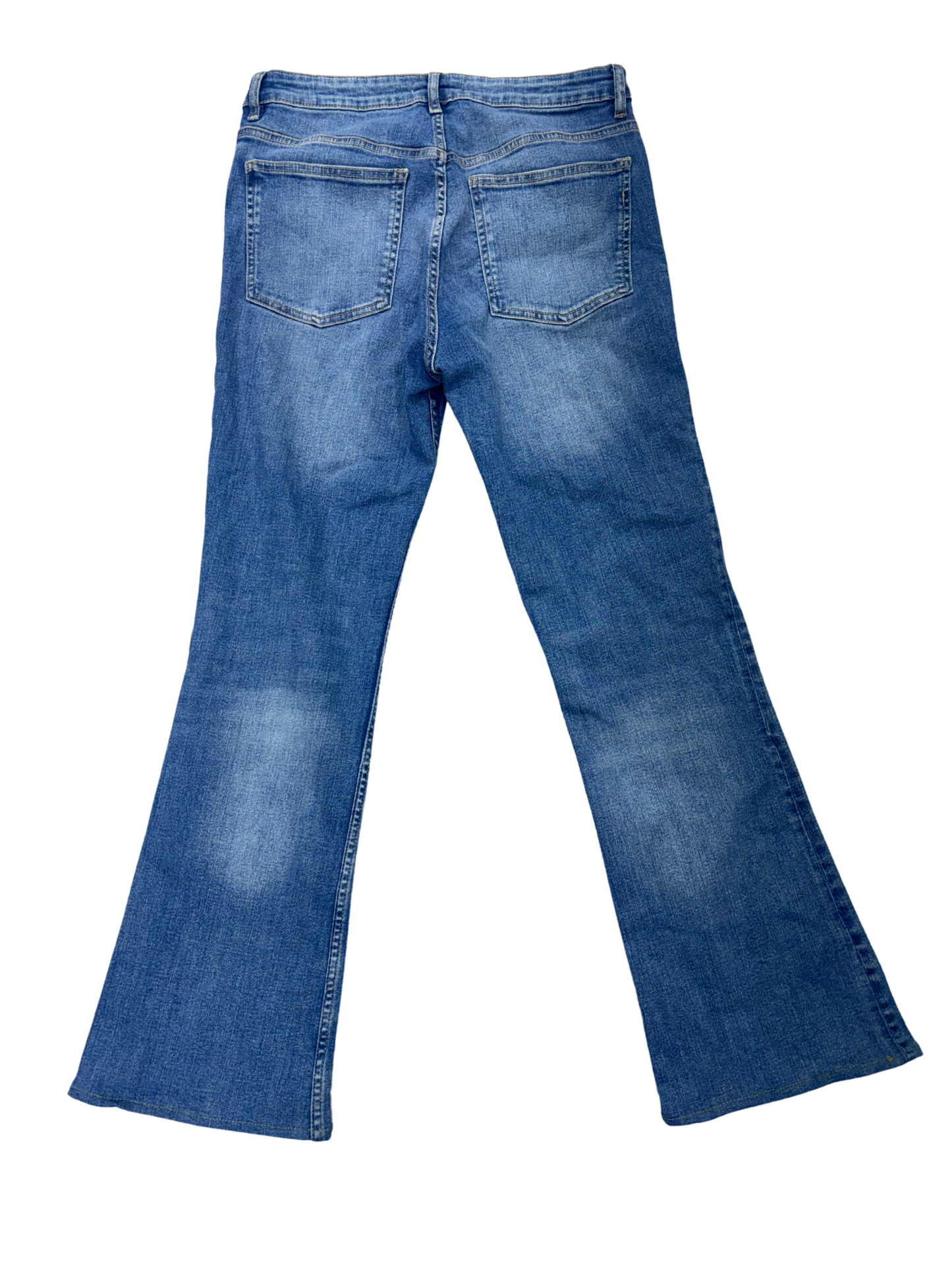 Zara  - Flared Boot-Cut Denim Jeans - L | Waist: 32