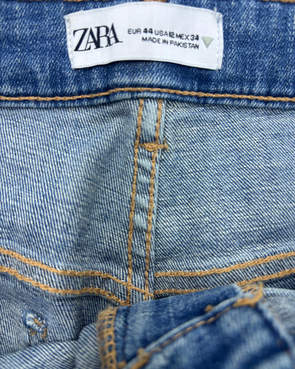 Zara  - Flared Boot-Cut Denim Jeans - L | Waist: 32