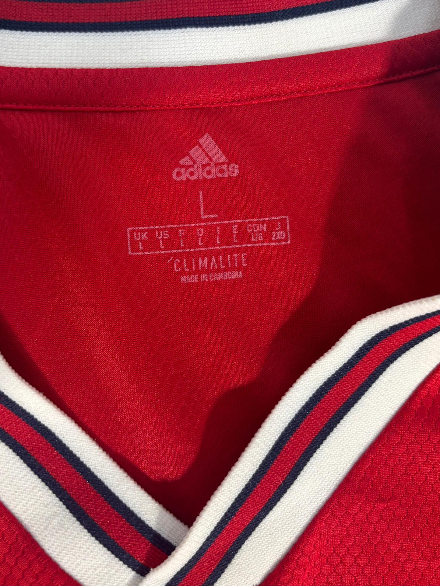 Arsenal London 2019/20 Home Jersey - L