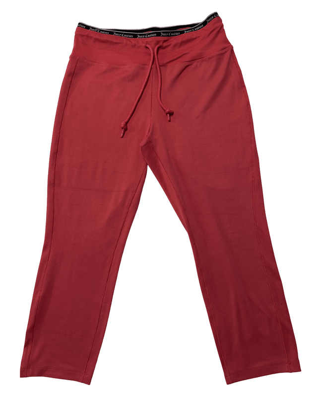 Juicy Couture Sport Dusty Rose Logo Waistband Lounge Joggers
