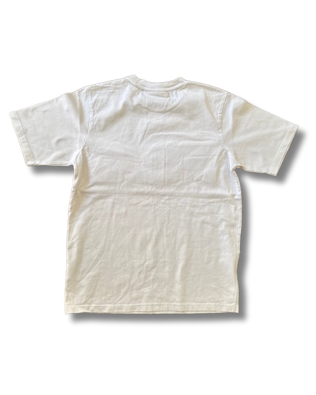 FILA Stitched Spellout Logo White TShirt - XS