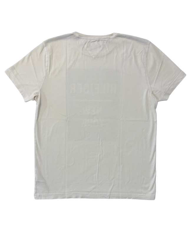 Tommy Hilfiger White "Hilfiger New York" Graphic T-Shirt - M