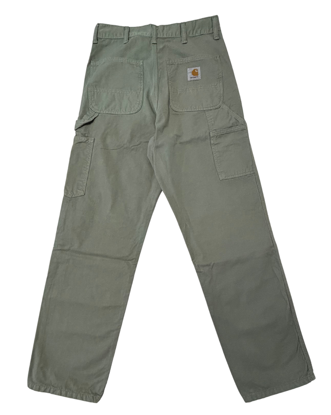 Carhartt WIP Single Knee Sage Green Canvas Workwear Pant