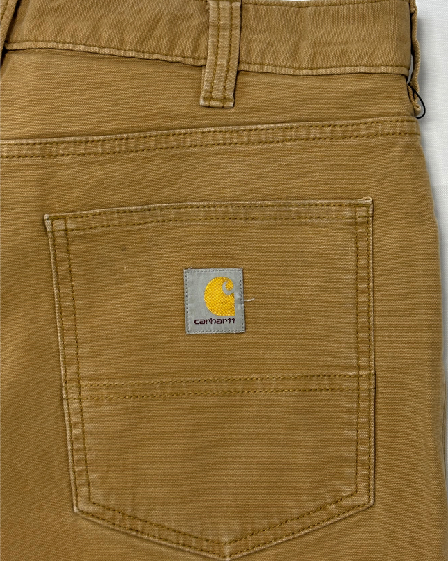 Carhartt Relaxed Fit Canvas Classic Tan Utility Trousers