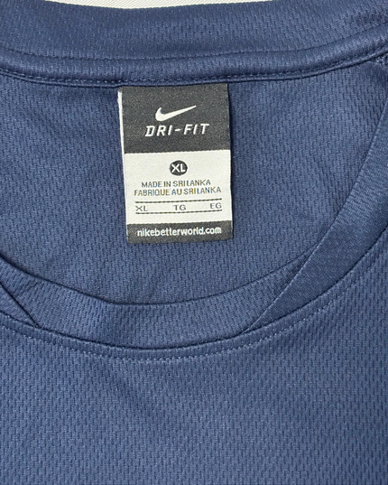 Nike Dri-Fit Navy Blue Athletic Training T-Shirt