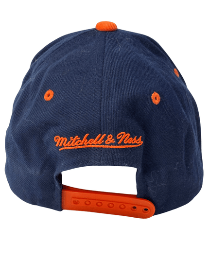Mitchell & Ness Chicago Bears Navy & Orange Vintage Snapback Cap