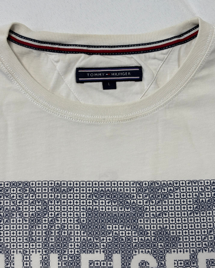 Tommy Hilfiger White "Hilfiger New York" Graphic T-Shirt - M