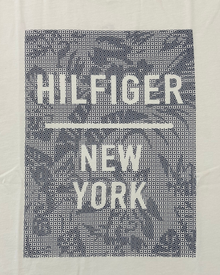 Tommy Hilfiger White "Hilfiger New York" Graphic T-Shirt - M