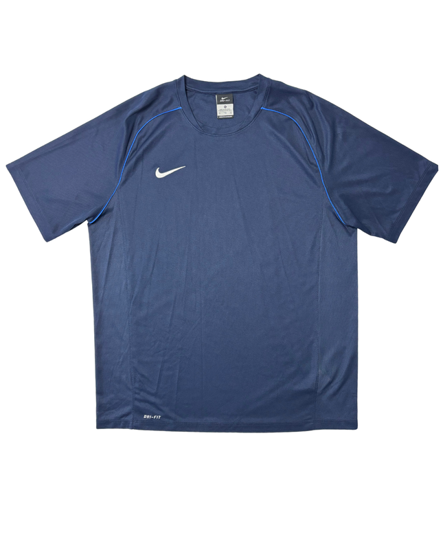 Nike Dri-Fit Navy Blue Athletic Training T-Shirt