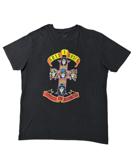 Guns N’ Roses Appetite for Destruction Black Band T-Shirt - XL