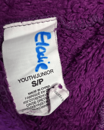 The North Face Youth Fleece Purple Plush Beanie