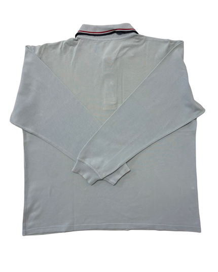 Fred Perry Sky Blue Twin-Tipped Long Sleeve Cotton Piqué Polo - XL