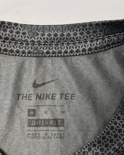 Nike Dri-Fit Camo Grey & Black Training T-Shirt