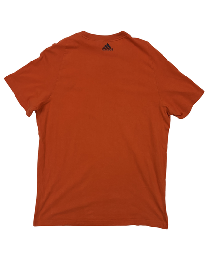 Adidas Core Logo Burnt Orange Graphic T-Shirt - M